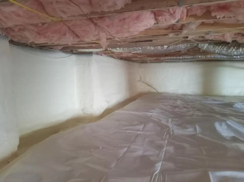 Crawl space encapsulation with closed-cell spray foam for Roof Maintenance in Pine Hill